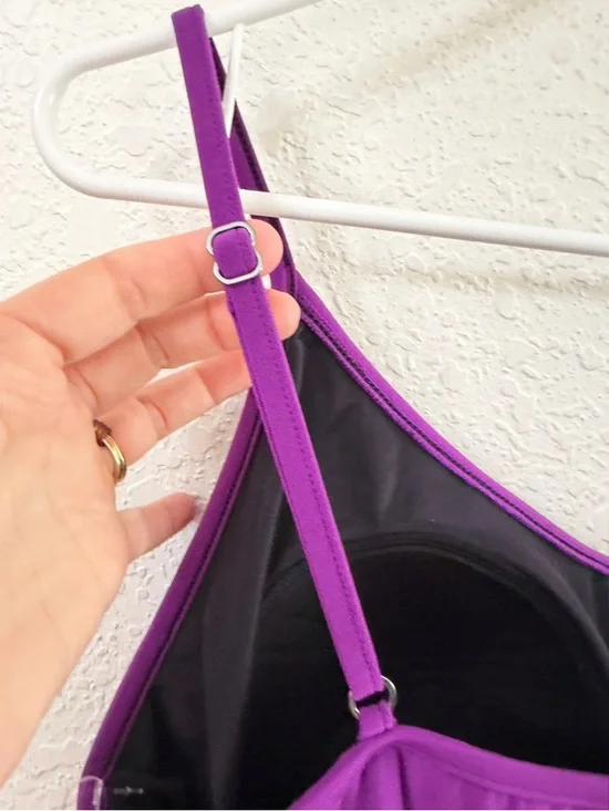 Magicsuit Purple Rita Tankini Swim Top - NWT - 16 - Picture 5 of 12